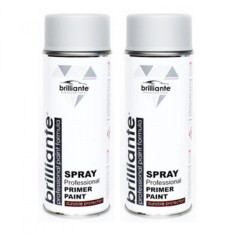 Pachet 2 Spray Brilliante Grund Gri 400 ml