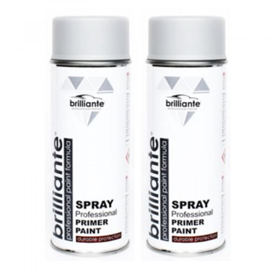 Pachet 2 Spray Brilliante Grund Gri 400 ml foto
