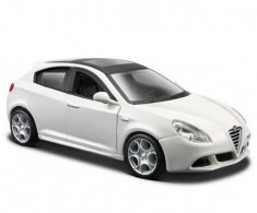 Macheta auto BBURAGO Alfa Romeo Giulietta Alb Scara 1:32 foto