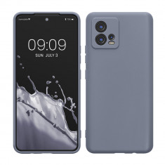 Husa kwmobile pentru Motorola Moto G72, Silicon, Mov, 60342.130