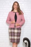 Cumpara ieftin Compleu Dama Yves Sacou+Fusta Bucle, Captusit, Rose, Elegant