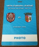 Acreditare meci fotbal CFR CLUJ - SC BRAGA (07.08.2025)
