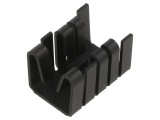 Radiator Extrudat Negru 19mm x 14.5mm x 12.7mm