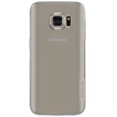 Husa protectie pentru Samsung Galaxy S7, Fumuriu, Slim, folie de protectie gratis foto