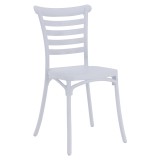 Cumpara ieftin Scaun stivuibil plastic Alb Mobikon 44x44x84 cm