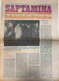 Almanah Saptamana nr 11 din 17 Martie 1989, editie brosata, 8 pagini, format 42x30cm, limba romana