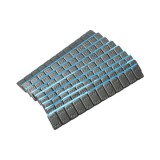Contragreutati autoadezive negre pentru echilibrare roti Fe 60g, 25 benzi/set