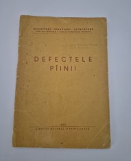 Carte de bucate 1955 Defectele painii
