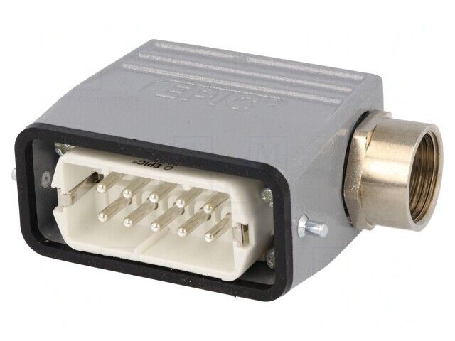 Conector HDC Mufă Tată EPIC KIT 10P M20 16A 250V