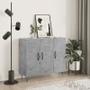 VidaXL Dulap, gri beton, 90x34x80 cm, lemn compozit 828104