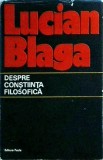 Lucian Blaga - Despre constiinta filosofica
