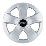 Set 4 Capace Roti 14 inchi (R14) Bis Gri, Compatibile Cu Smart, Autohelix MSA