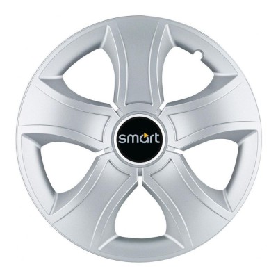 Set 4 Capace Roti 14 inchi (R14) Bis Gri, Compatibile Cu Smart foto