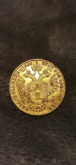 Ducat aur 24K Francisc Iosif 1854 Alba Iulia - E foto