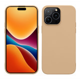 Husa Kwmobile pentru Apple iPhone 14 Pro Max, Silicon, Crem, 59082.154, Carcasa