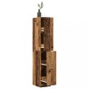 Gossi dulap de farmacie, lemn vechi, 30x41x174,5 cm, lemn prelucrat