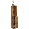 Gossi dulap de farmacie, lemn vechi, 30x41x174,5 cm, lemn prelucrat