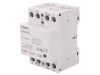 Contactor Modular Iskra 4 Poli 40A 230V AC Montaj Sina DIN Configuratie 2NC + 2NO
