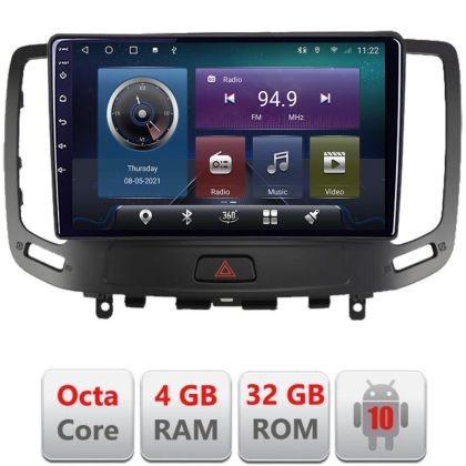Navigatie Infiniti G35 G37 2006-2013 Android radio gps internet Octa core 4+32 KIT-G25+EDT-E409 CarStore Technology