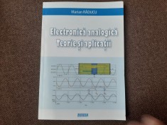 Electronica analogica Teorie si aplicatii Marian RaduCU