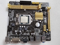 Placa de baza ASUS H81M-R, LGA1150, DDR3 + procesor I3 4330 foto