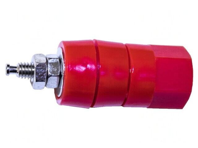 Clemă de laborator roşie 15A 41mm