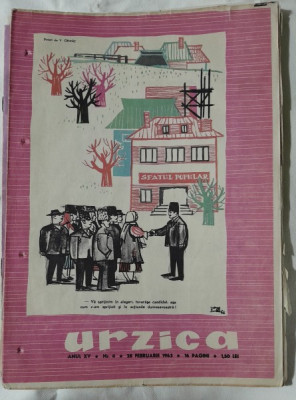 Revista Urzica nr.4/28 februarie 1963 foto