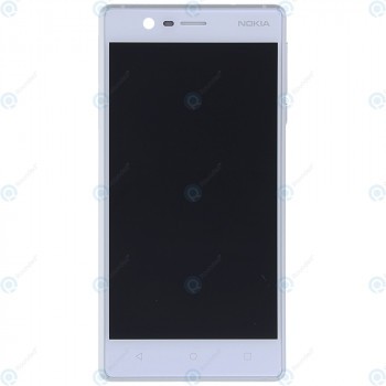 Nokia 3 (TA-1020 TA-1032) Unitate de afișare completă argintie 20NE1SW0001 foto