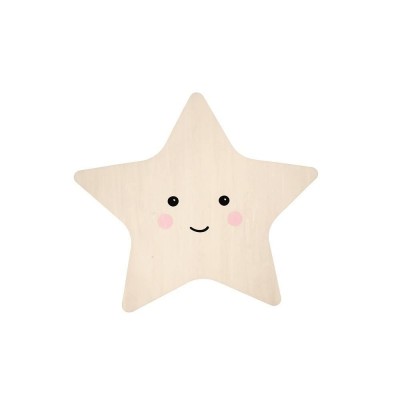 Lampa de veghe Reer Lumilu Silhouette Star, LED, sistem prindere pe perete, lumina reglabila, oprire automata, temporizator, IP20, alb cald, model Ste foto