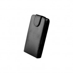 Husa Flip Premium pentru Sony Xperia Sp, piele ecologica, negru foto
