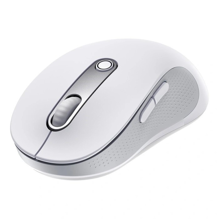 MOUSE Baseus F02 PC sau NB wireless, 2.4GHz si Bluetooth, optic, 800/ 1200/1600 dpi,butoane/scroll 4/1, alb,&quot;B01055505211-01&quot; (timbru verde 0.18 lei)