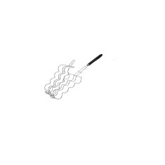 Suport grill pentru porumb Grillmeister, 25 x 18 cm, crom