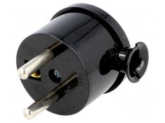 Conector Alimentare AC Tată 230V 16A Negru