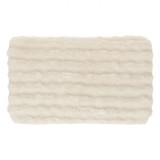 Covor Decorativ Imitatie De Blana, Ecru, 80x50cm, Antiderapant, Oem