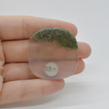 Cabochon agat moss indonezia 40x39x5mm c82