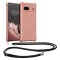 Husa Kwmobile pentru Google Pixel 7a, Roz, Silicon, KWM000020JQ001C