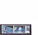 ROMANIA 2007 LP 1785 PRIMUL SATELIT ARTIFICIAL AL PAMANTULUI SPUTNIK 50 ANI MNH CU VINIETA IN STANGA