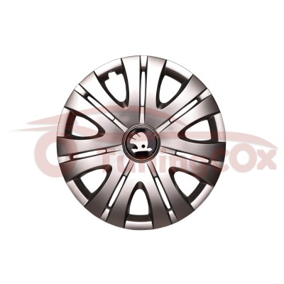 Set 4 Capace Roti skoda negru r15 model 317n foto