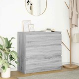 VidaXL Bufetă gri Sonoma 80x35x76 cm Lemn prelucrat