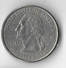 Moneda quarter dollar 2001 P, Vermont - SUA foto