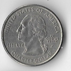 Moneda quarter dollar 2001 P, Vermont - SUA