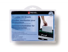 Coli Impregnate Cu Ulei Pentru Distrugator Documente Rexel - 12 Buc/set foto