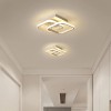 Lustra LED VERTEX Matrix Romburi Suprapuse, 44W, 2 Romburi, Lumina Rece/Calda/Neutra, Alb, Alessandro DESIGN