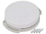 Carcasă universală gri deschis cu suport 47mm, 13mm