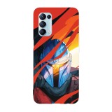 Husa compatibila cu Oppo A77 model The Mandalorian art, Silicon, TPU, Viceversa, Transparent, Carcasa