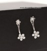 Cercei Din Argint - Sparkling Flowers - cod ARG178, Argintboutique