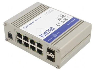 Switch PoE Ethernet 8 Porturi TSW200 foto