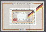 Germany Bundes 1974 25 years Republic perf. sheet Mi.B10 MNH DA.155, Nestampilat