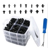 Cumpara ieftin Set 620 Clipsuri Auto Universale Dactylion, Diverse Dimensiuni + Extractor Metalic - Fixare Tapiterie, Plastic, Bara Protectie