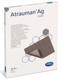 Pansament cu unguent neutru si argint, 10x10 cm, 10 bucati, Atrauman, Hartmann